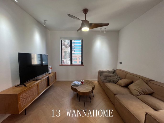 Spacious&Bright&New&Modern 1Bdr 1Bath/W Yan'an Rd/L2/11 Jiang Su Rd/Jing'an Temple