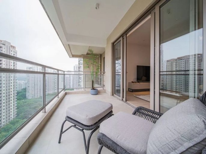 Very modern big 4brs floor heating open balcony good view near Century park Green city