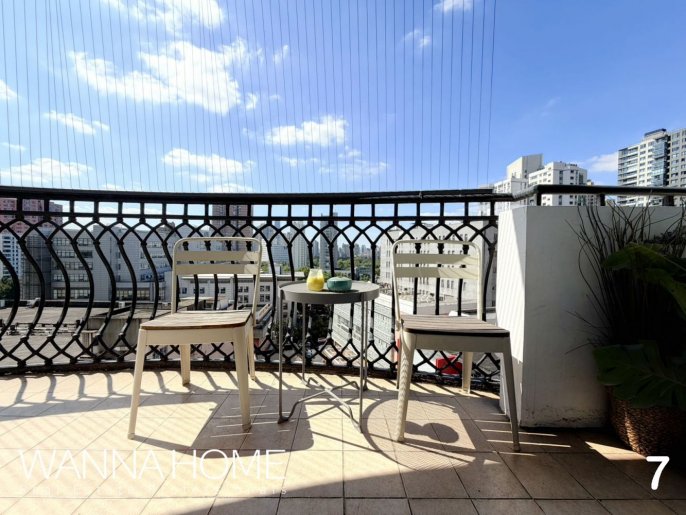 Luxury Compound/Gym+Pool/3 Open Balconies/Duplex/Large Storages/Heater/Cozy2br2bt