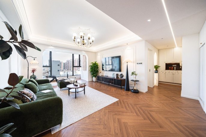 Brand new big 3brs floor heating modern furniture near Thumb plaza Century park line 9