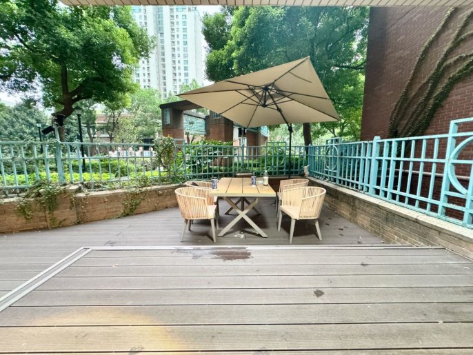 Modern 3brs with nice garden floor heating near Wu kang road 30K