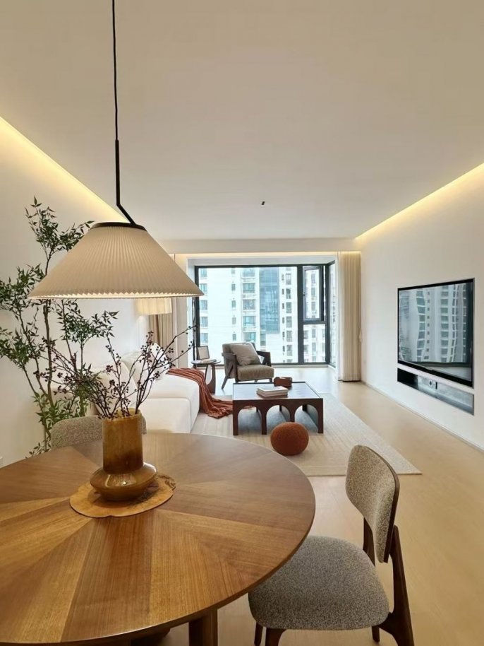 Brand new big 3brs floor heating modern furniture near Su zhou river line 3,4 only 23K