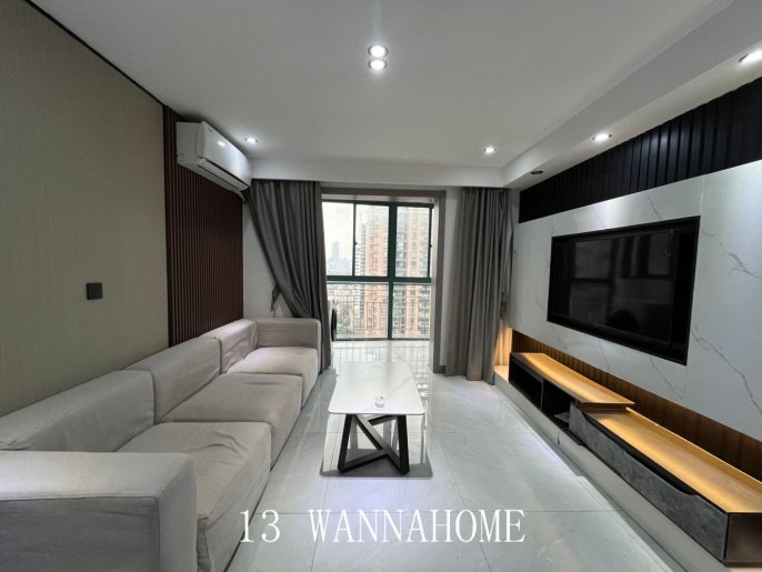 Spacious&Modern 2Bdrs 1Bath Apt/L9 Dapuqiao/Good View/Nice Compound