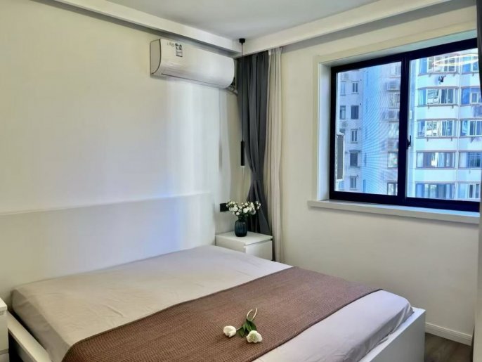 2 brs near L2/L7 jing'an temple station+elevator