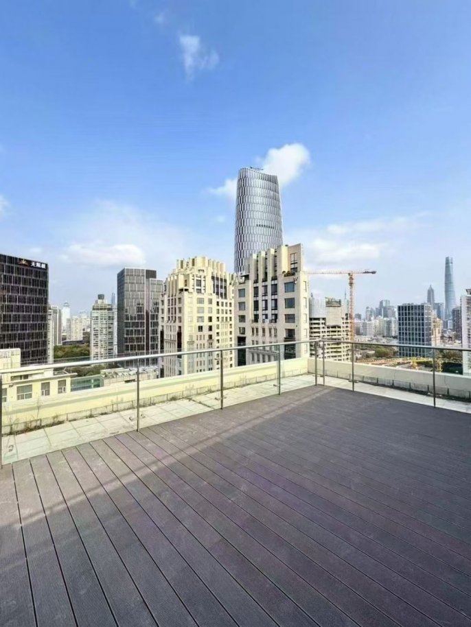 Super modern 4brs penhouse floor heating nice terrace in Xintiandi