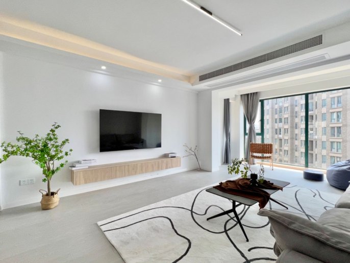 Modern 3brs floor heating and modern furniture near Lianyang Century park only 21K