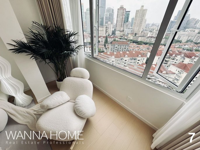 Exquisite Renovation/Jing'an Temple/Fantastic View/Large Storages/Heater/Cozy1br