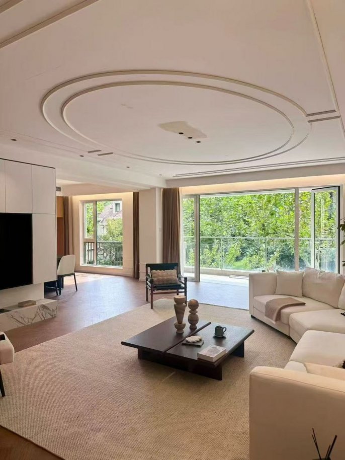 Brand new big size 4brs floor heating big open balcony in garden compound near Zoo